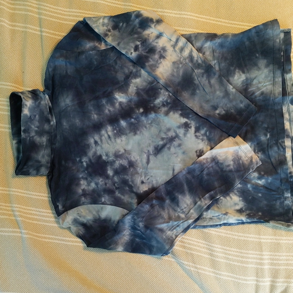 Tradlands Monty Tie Dye Turtleneck Indigo